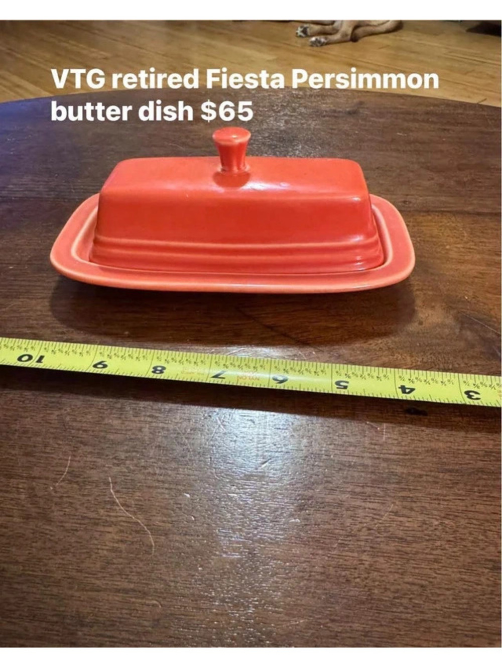VTG Retired Fiesta butter dish